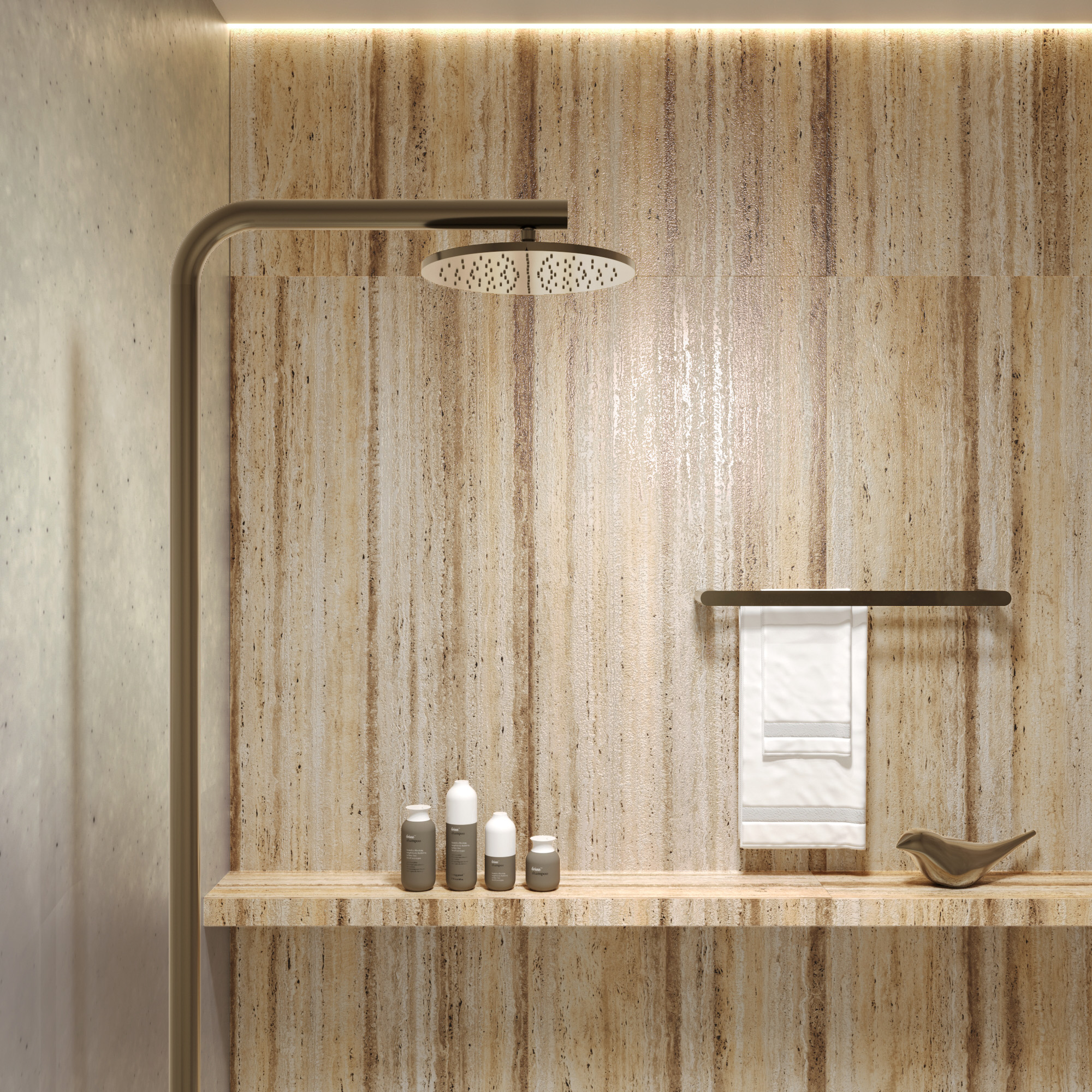 Керамогранит ROCK TRAVERTINO BEIGE 60х120 Creanza SH1008-G 