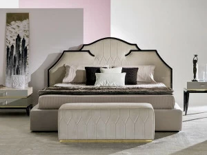 Rozzoni Двуспальная кровать с мягким изголовьем Ariel Ar-231 zefiro