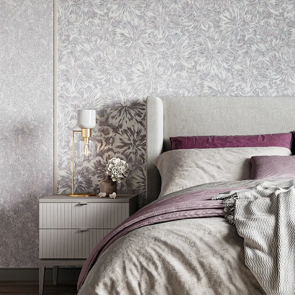 Обои флизелиновые Palitra Life Madeira сиреневые 1.06 м PL71707-56 STLM-2023281 - Вид №2