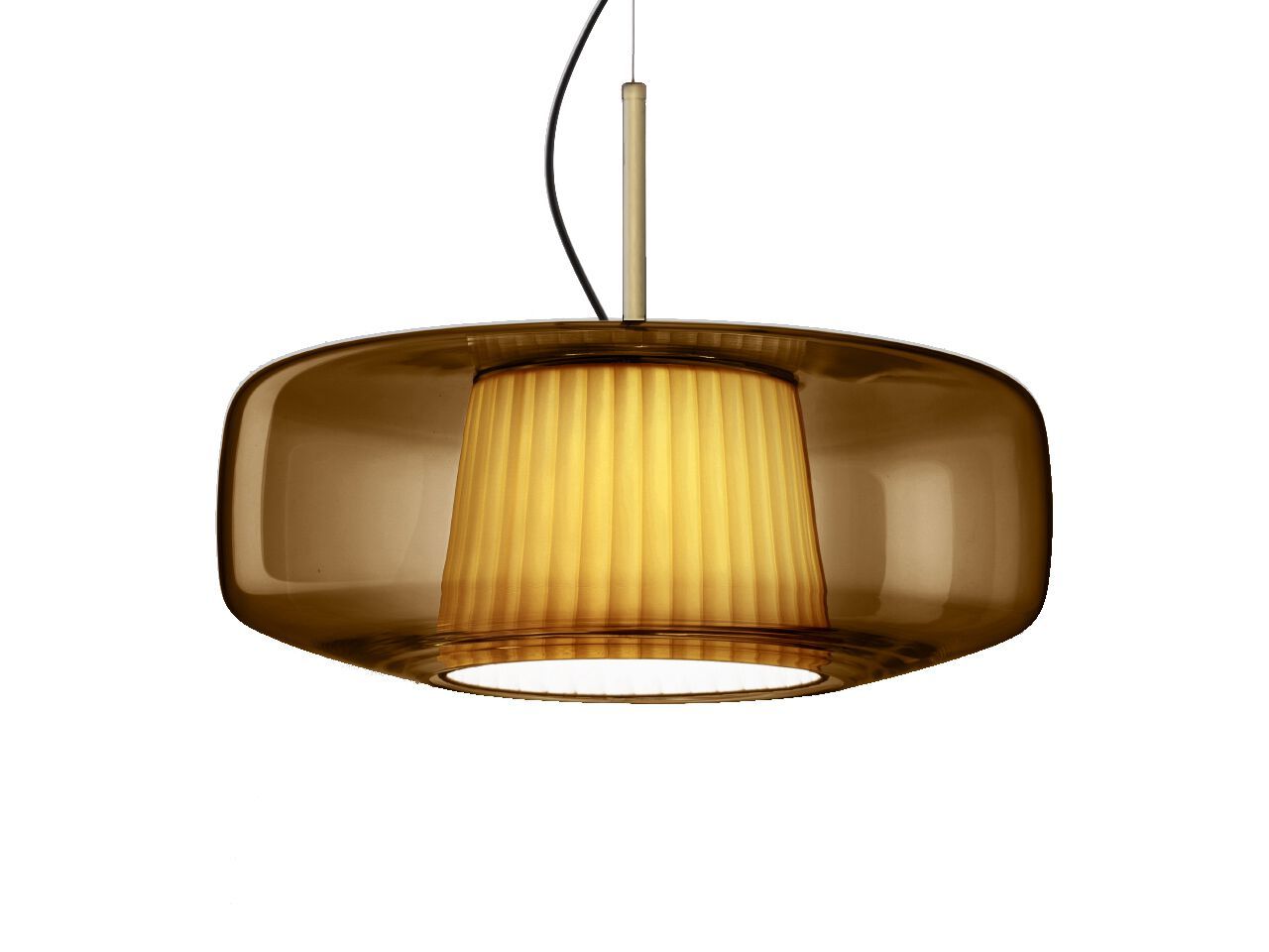 Выдувное стекло светодиодный подвесной светильник Vetreria Vistosi плиссе ARCH-00065405 - Вид №16