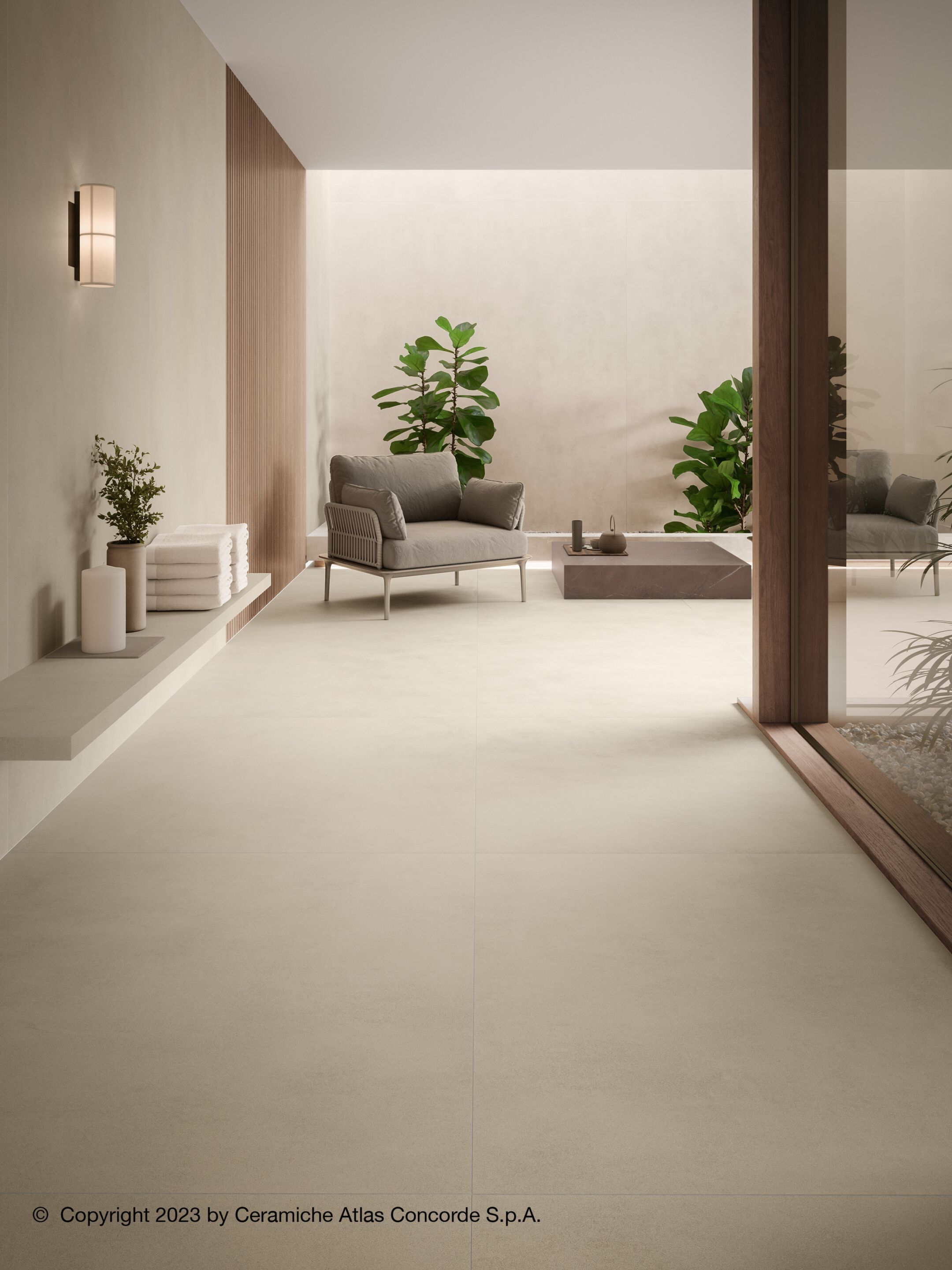 Пол / керамогранит с эффектом цемента Atlas Concorde Boost Balance ARCH-00002208 - Вид №18