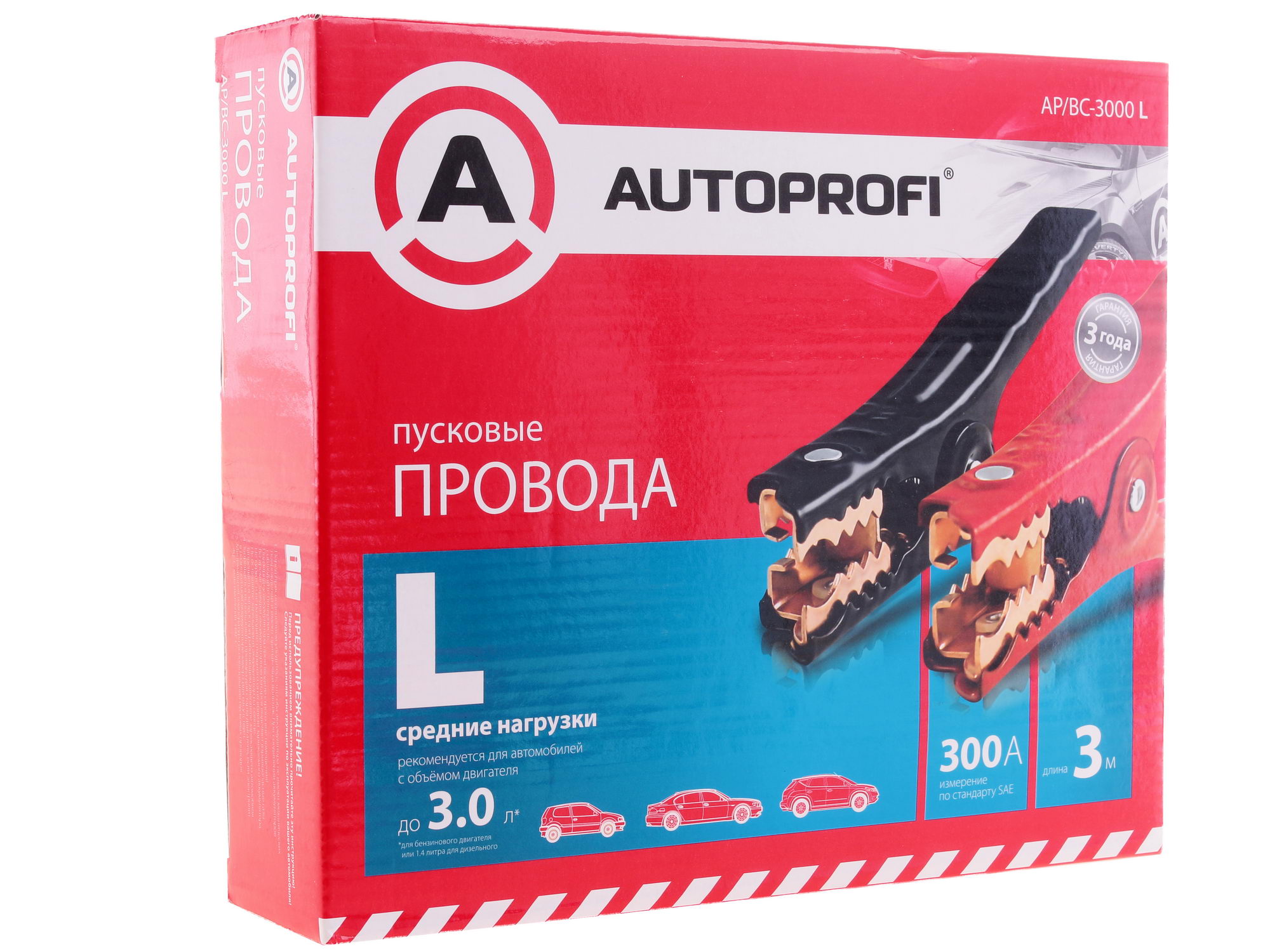 1073883 Стартовые провода AUTOPROFI AP/BC-3000L STDN-0142150