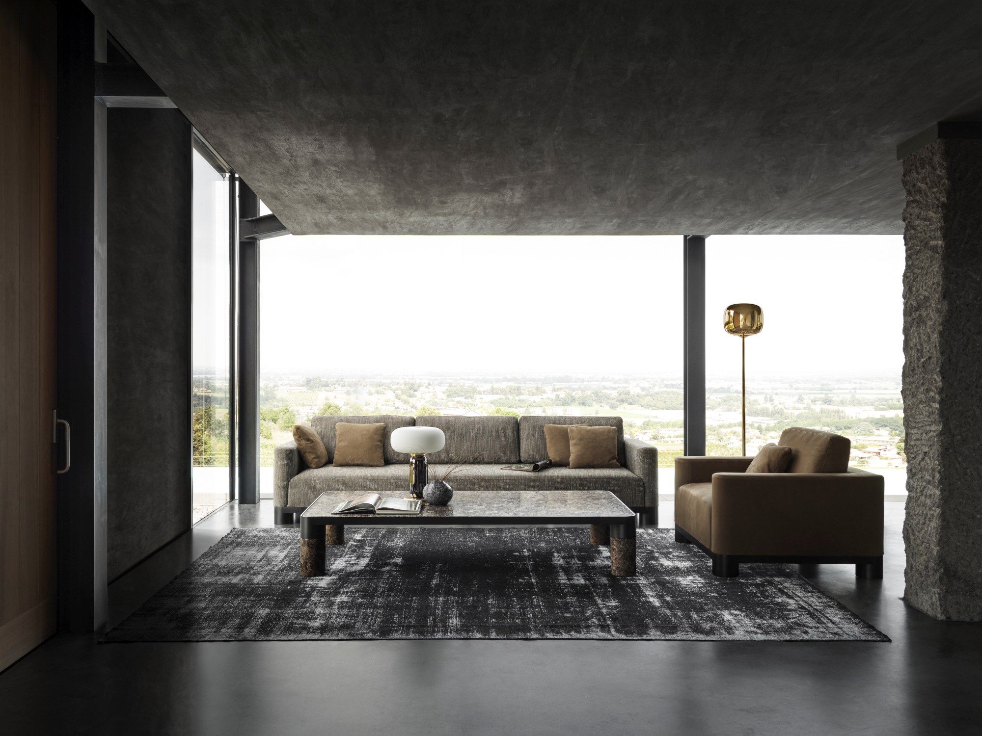 Мраморный прямоугольный низкий журнальный столик GHIDINI1961 Bold ARCH-00144197 - Вид №6