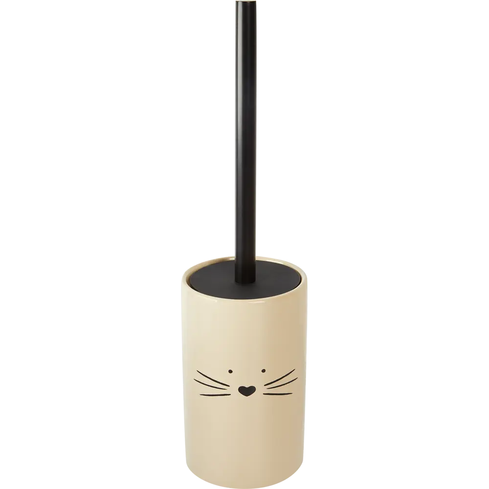 Ершик для унитаза Vidage Барсик цвет бежевый STLM-2067397