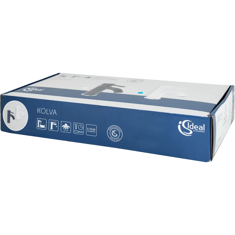 Смеситель для раковины Ideal Standard Kolva однорычажный цвет белый STLM-2001459 - Вид №3