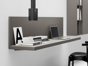 Деревянный подвесной письменный стол для ПК