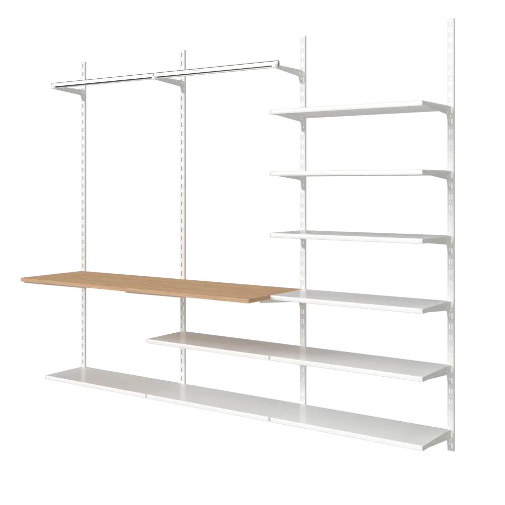 Кронштейн для штанги Spaceo цвет белый STLM-2130241 - Вид №38