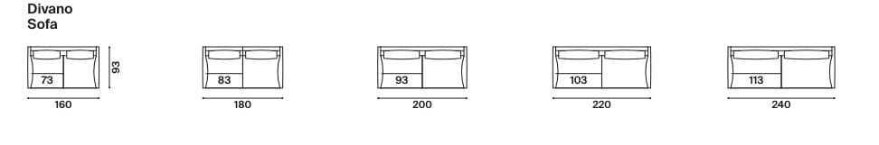 Ткань линейный диван Twils TUDOR ARCH-00099411 - Вид №1