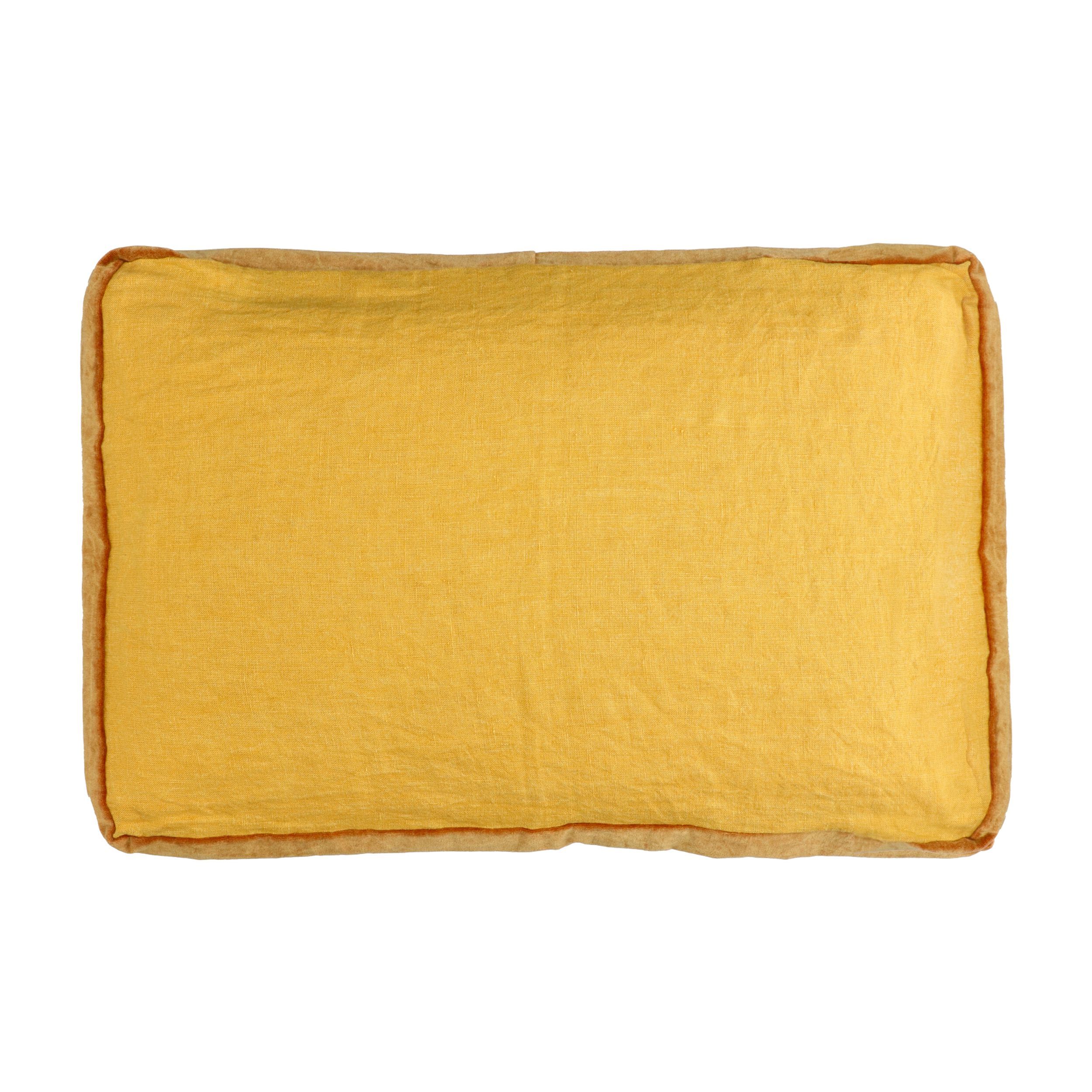 Подушка из льна и хлопка POMAX ALPHA BORDERS ARCH-00067739 - Вид №4