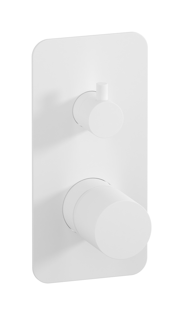 Внешние части встроенного в стену смесителя на 3 потребителя WE ARE IB rr312bo Matt White Brera