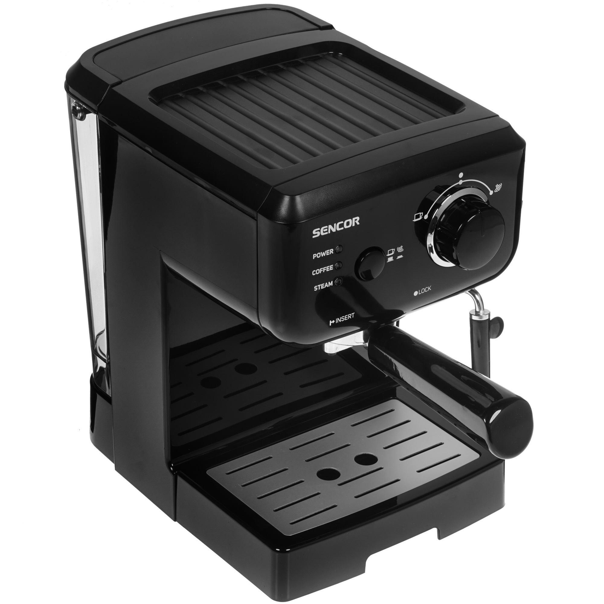8158121 Кофеварка рожковая Senсor SES 1710BK черный Sencor STDN-0129504 - Вид №6