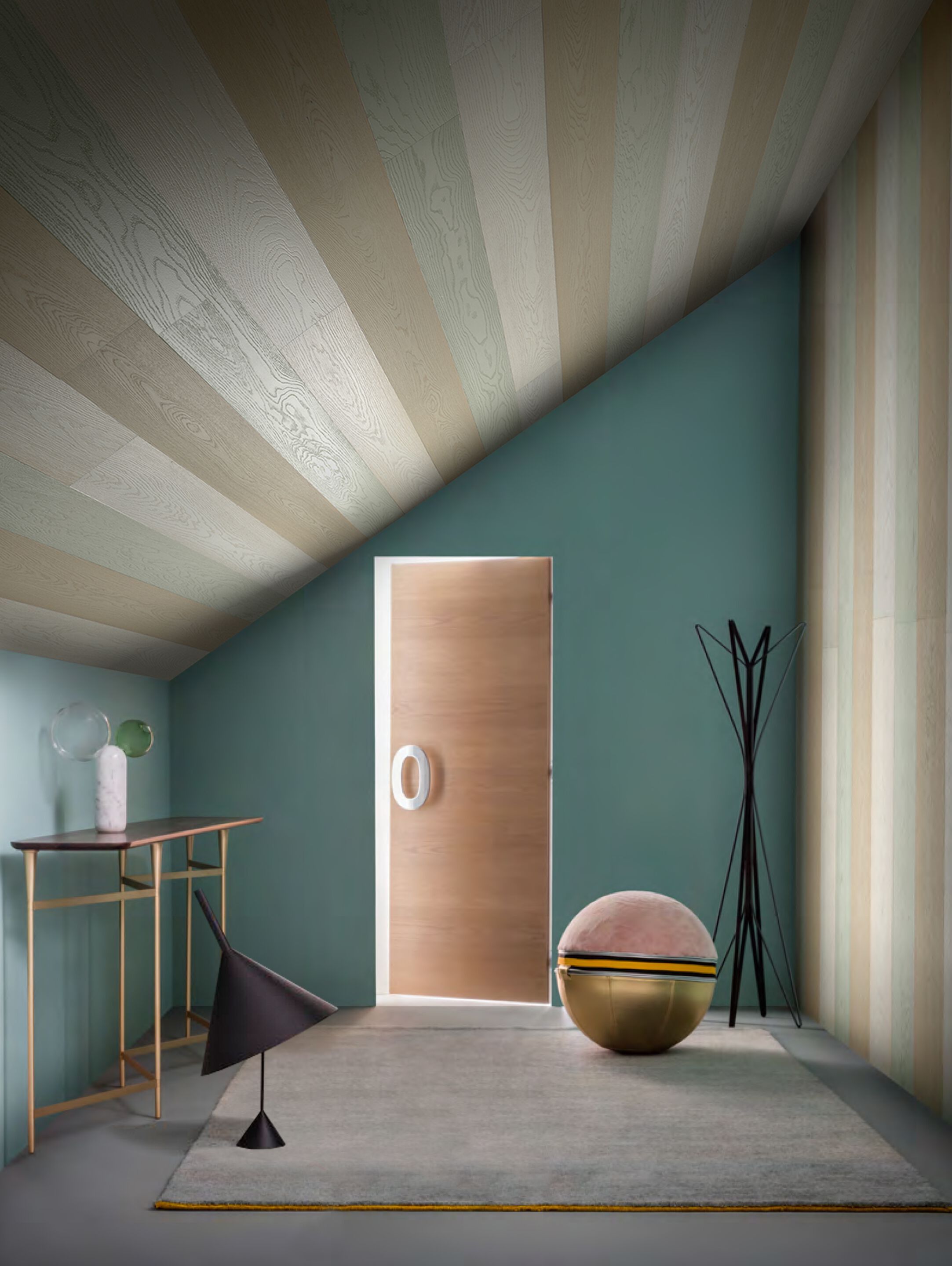 Регулируемая металлическая настольная лампа Vertigo Bird воронка ARCH-00114797 - Вид №3