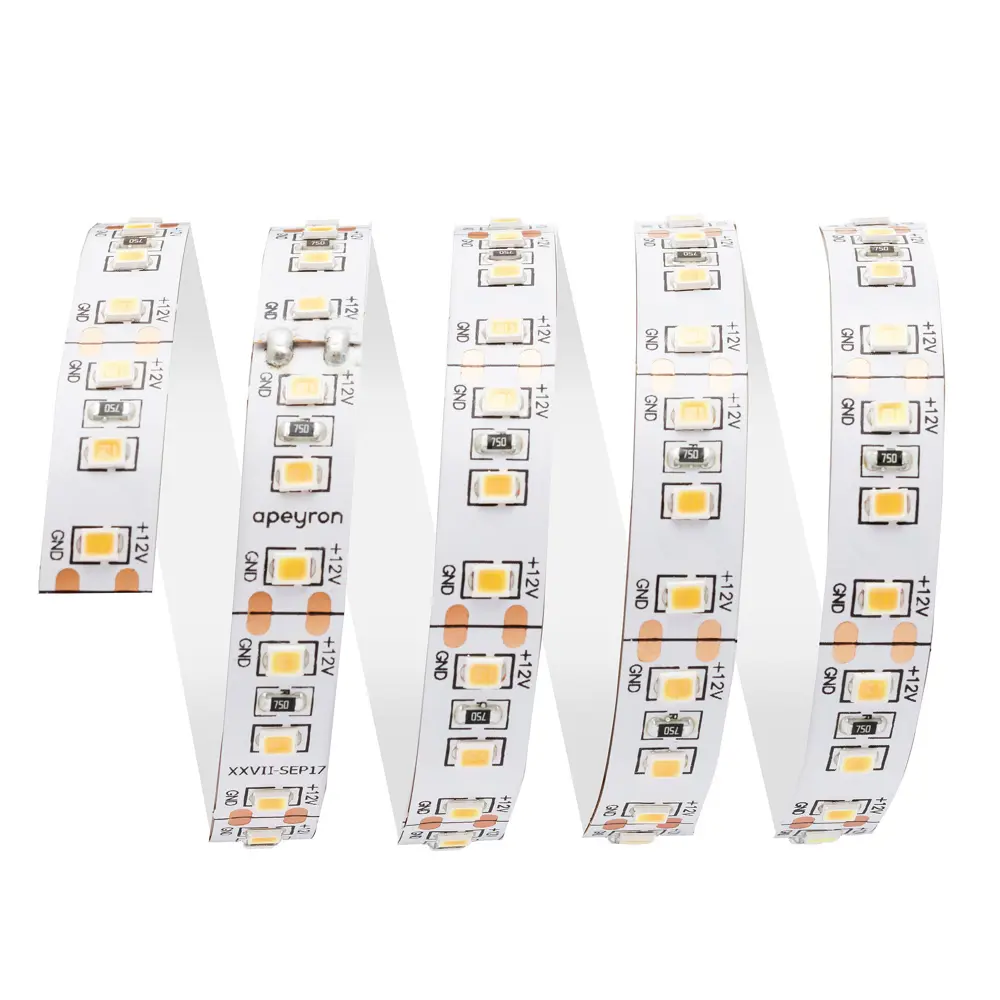 Светодиодная лента SMD 2835 120 диод/14.4 Вт/м 12 В 10 мм IP20 тёплый белый свет 82602868 STLM-2010457 APEYRON  - Вид №7
