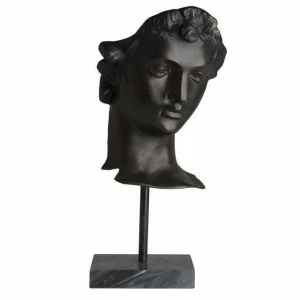 Статуэтка декоративная металлическая 76х37 см черная Head David EICHHOLTZ EICHHOLTZ 062736 Бронза;черный