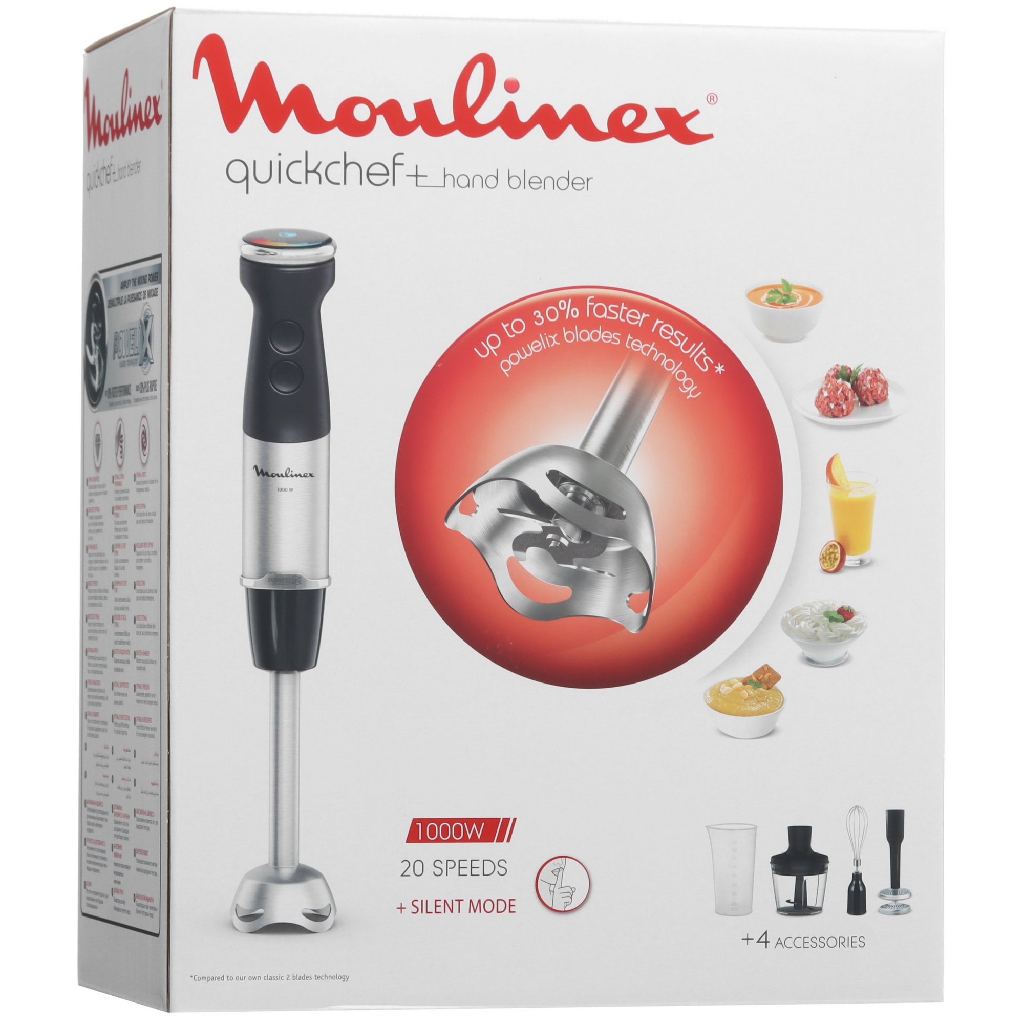 9205109 Блендер погружной Moulinex Quickchef+ DD674810 черный STDN-0125232 - Вид №10