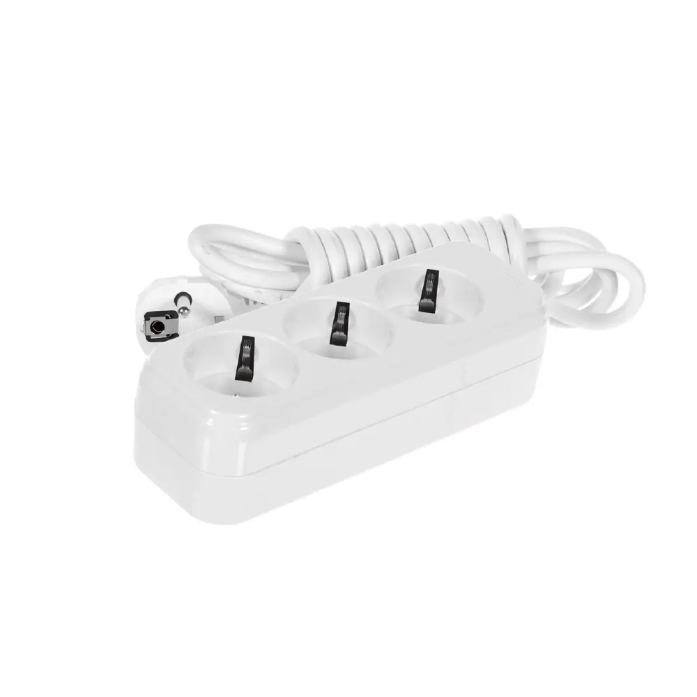 Удлинитель с заземлением Lezard, 3 розетки, 3 м STLM-2070833