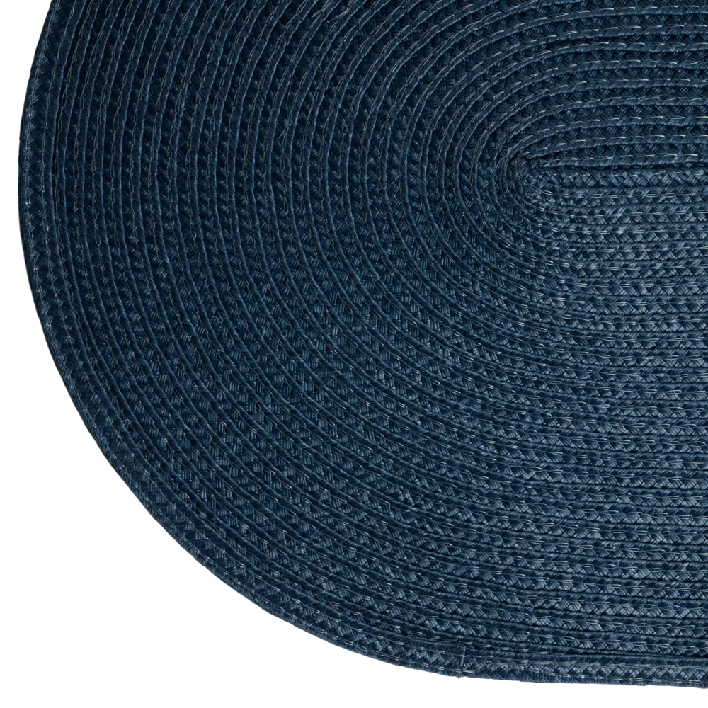 Салфетка под столовые приборы Vidage 45x30 см овальная полипропилен цвет синий STLM-2084182 - Вид №2