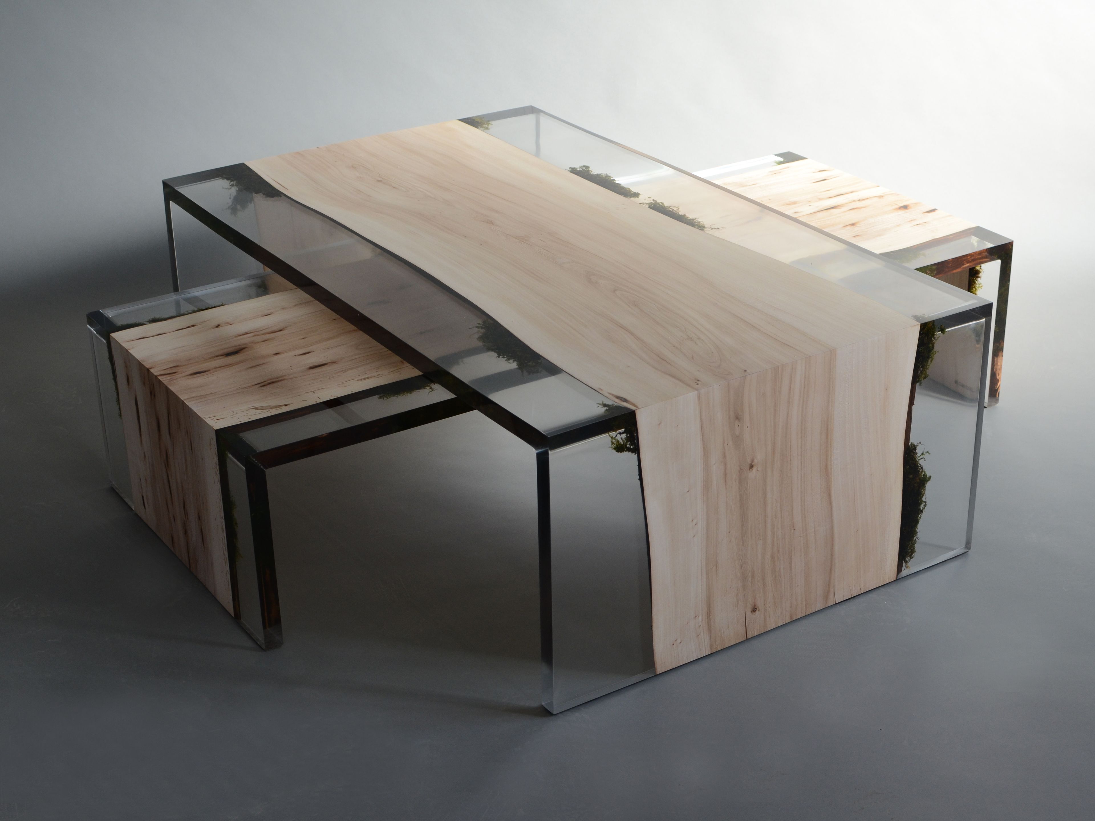 Прямоугольный журнальный столик alcarol Подлесок ARCH-00129258 - Вид №3