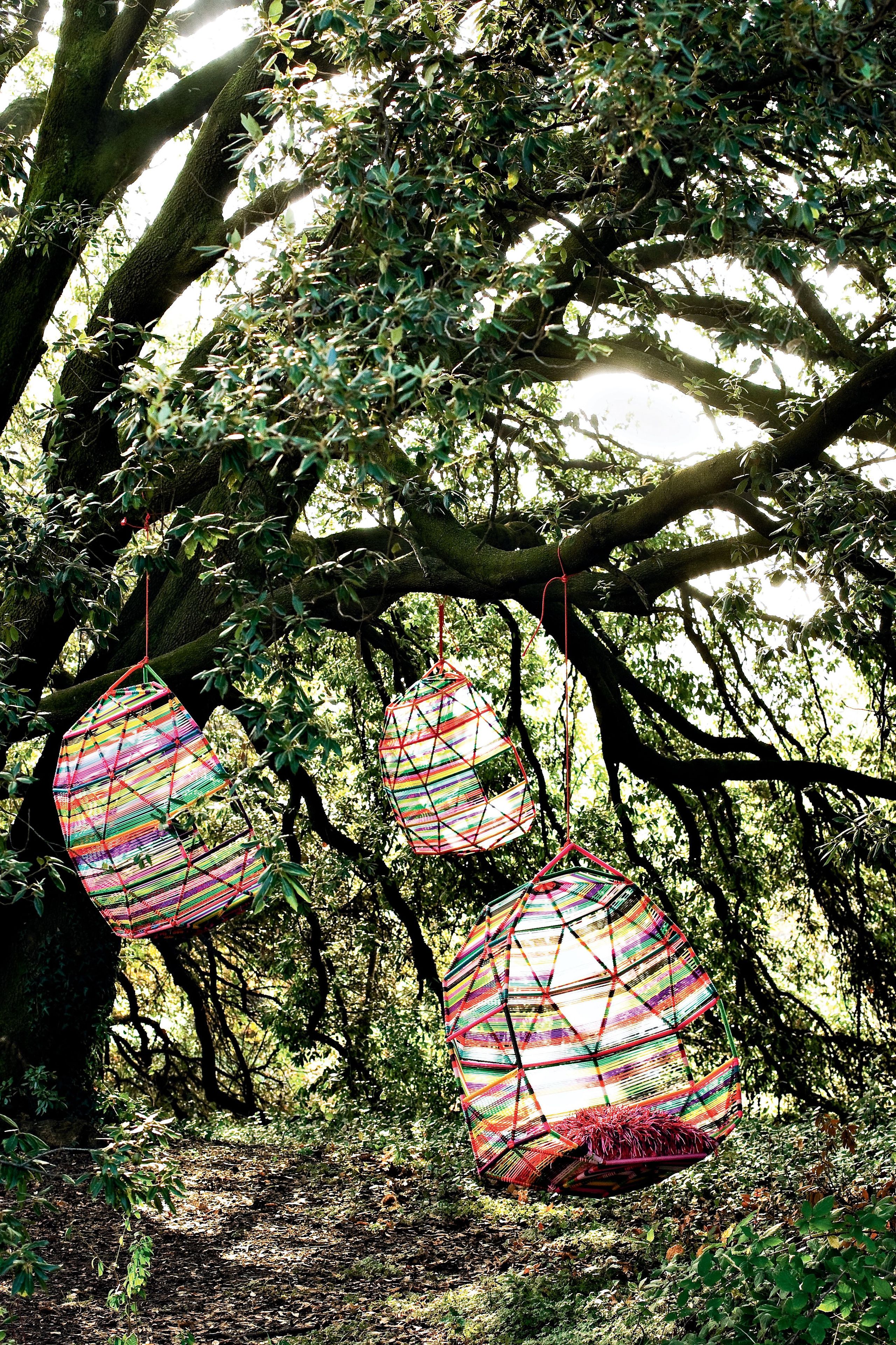 Подвесное сиденье из плетеной инженерно-полимерной проволоки MOROSO Tropicalia ARCH-00016812 - Вид №2