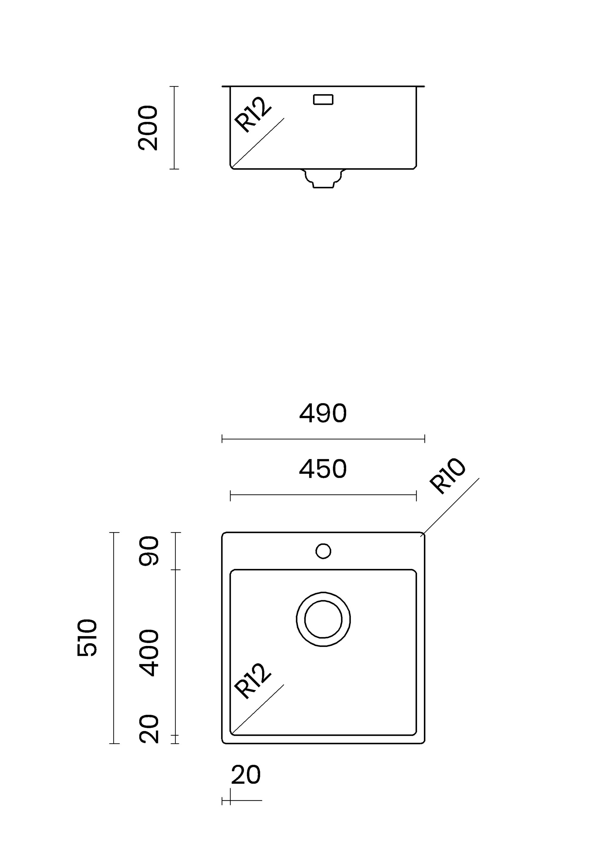 Раковина из нержавеющей стали TASCA Pura ARCH-00030573 - Вид №15