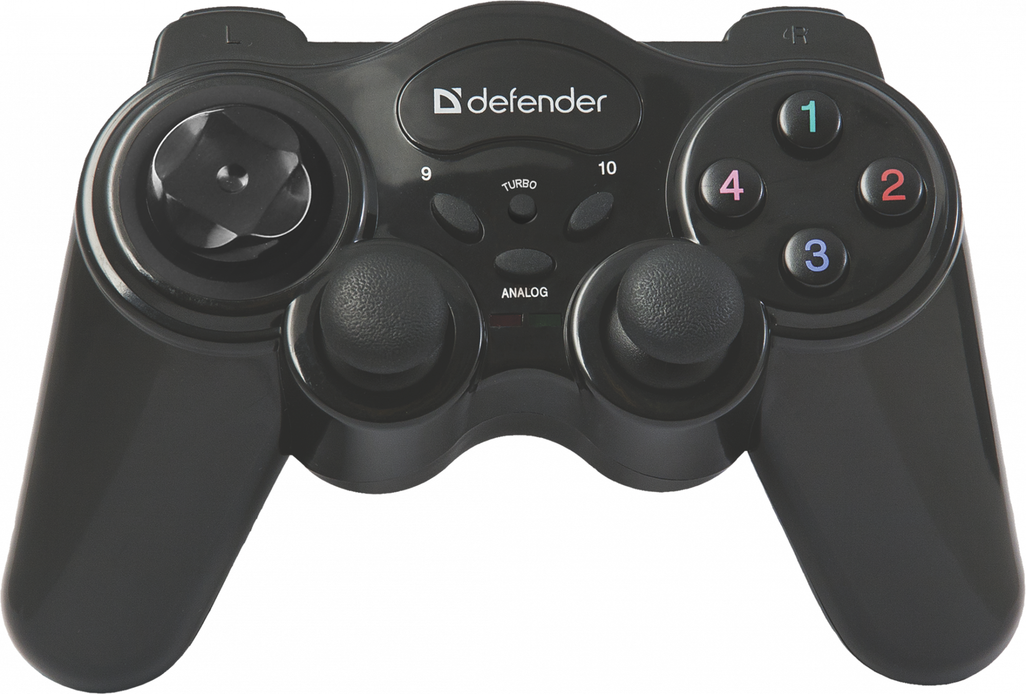 64257 беспроводной геймпад game master wireless usb, радио, 12 кнопок, 2 стика Defender Santreyd 