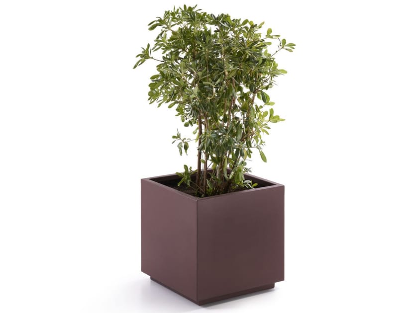 Окрашенный металлический квадратный плантатор Fi.Ma LINE ARCH-00102080