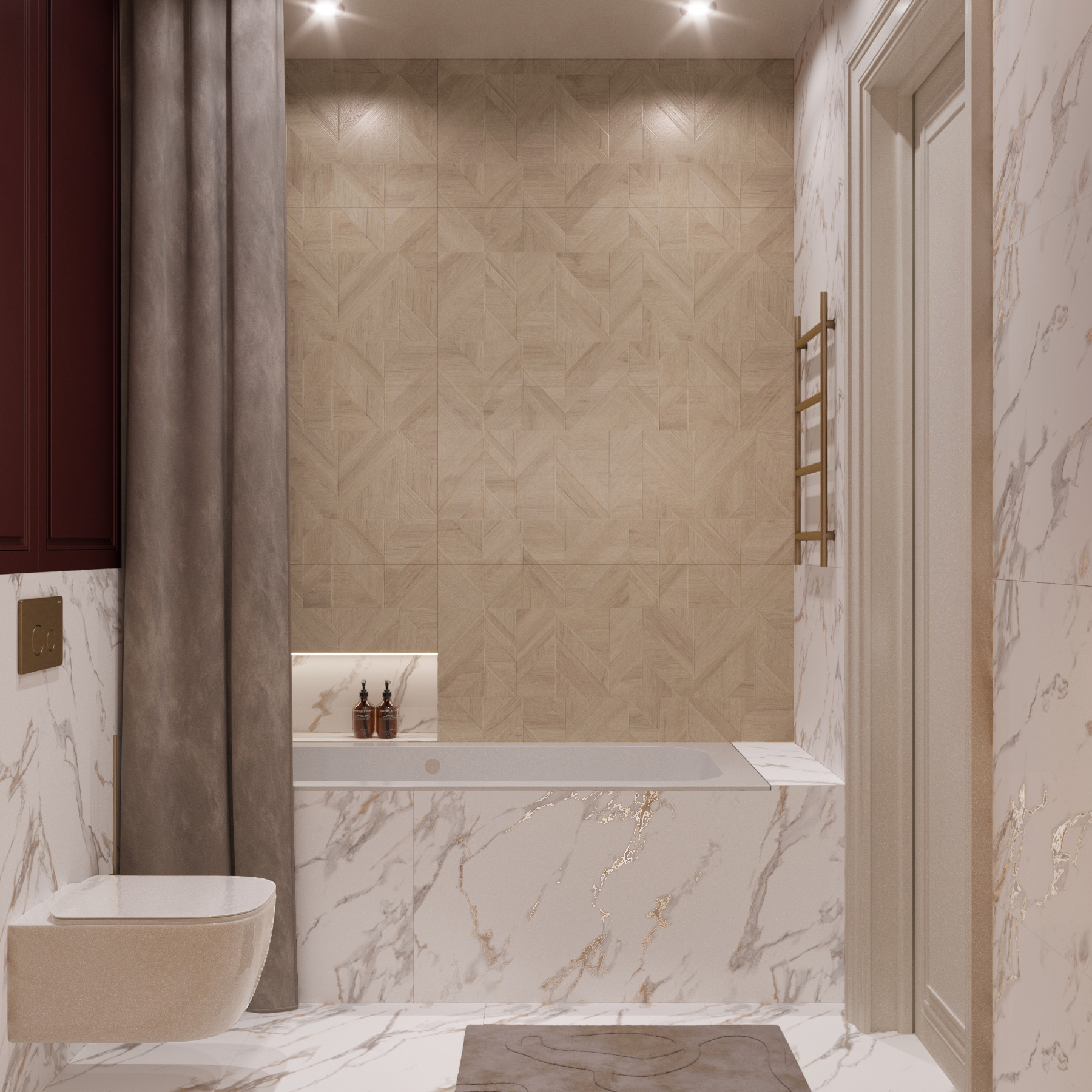 Керамогранит CALACATTA GOLD 60х120 Arcadia Ceramica CR4019-A - Вид №1