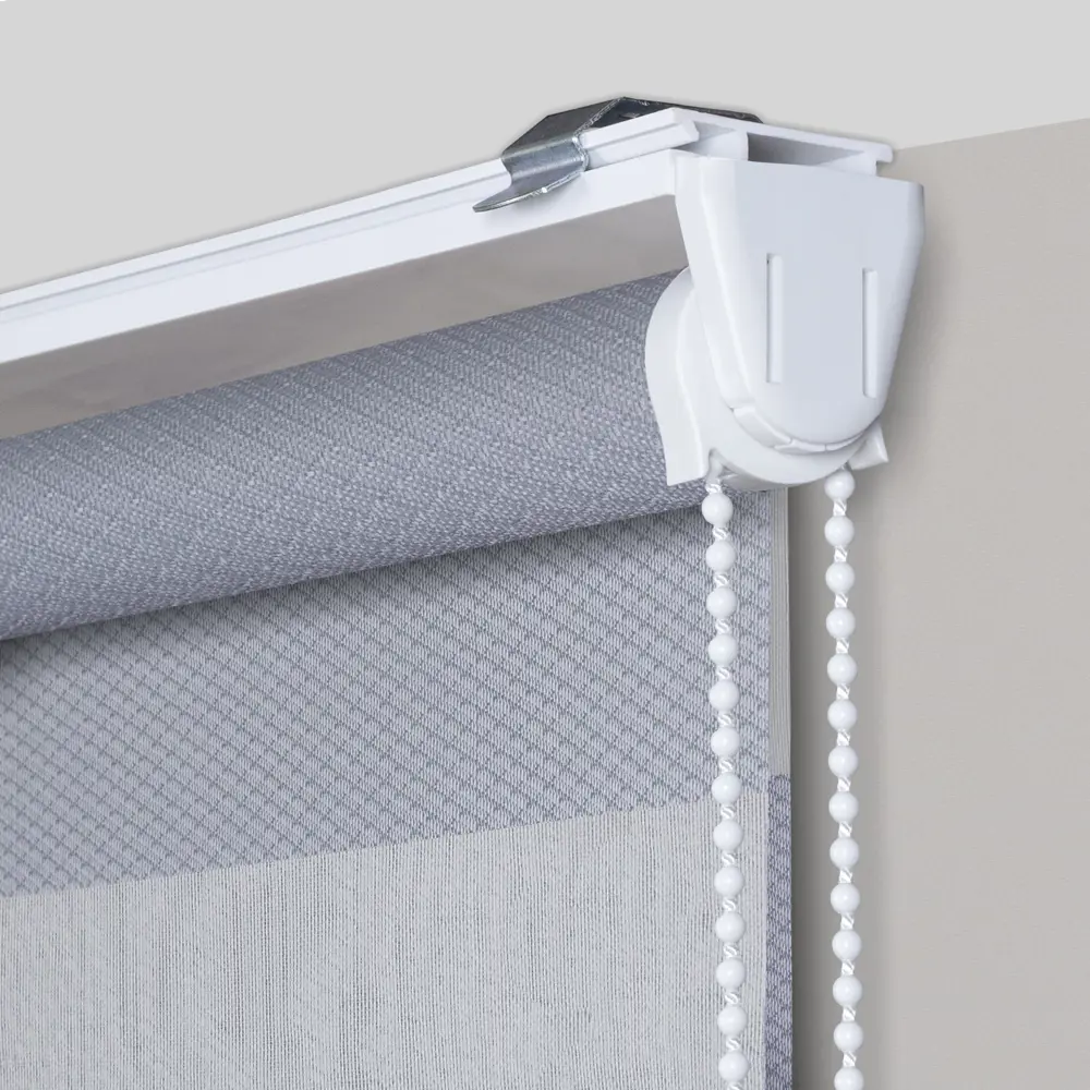 Рулонная штора день-ночь MIAMOZA Сиберия 50×160 см серая 89411394 STLM-1572110 - Вид №1