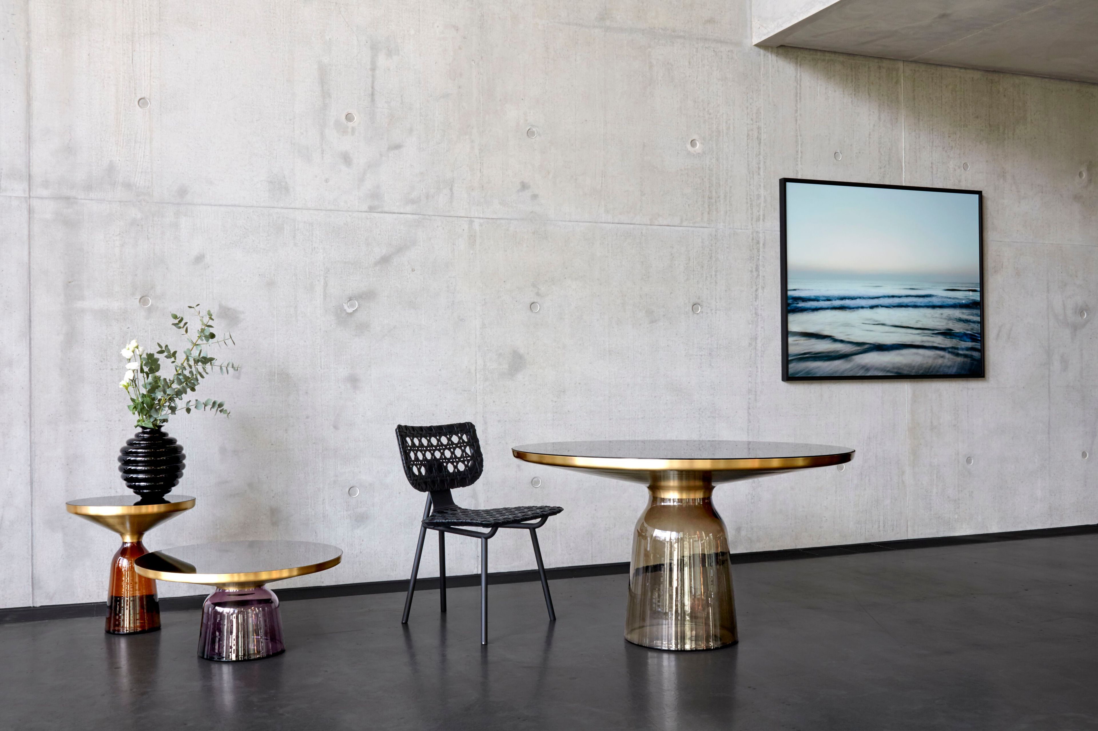 Круглый журнальный столик из латуни и стекла Classicon Белл ARCH-00039502 - Вид №34