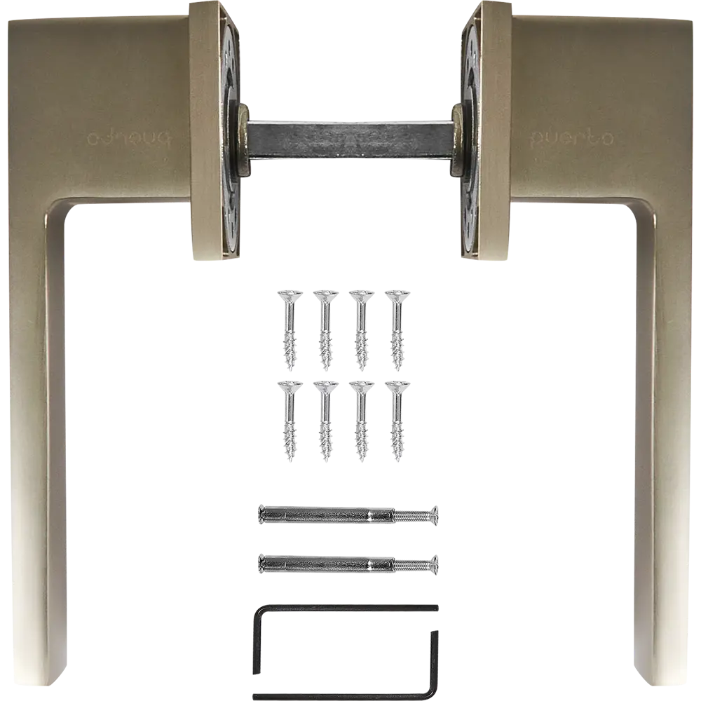 Дверные ручки PUERTO Бискотти для межкомнатных дверей 86523100 STLM-0902059 - Вид №1