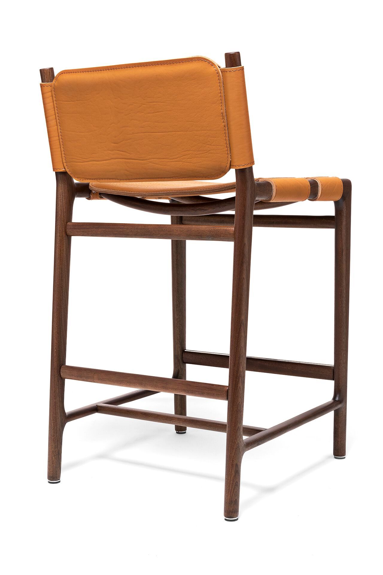 Садовый стул из красного дерева и кожи с подставкой для ног Exteta Levante ARCH-00121990 - Вид №4