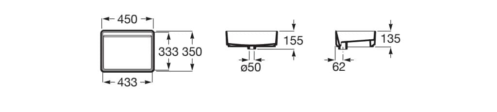 Прямоугольная фарфоровая столешница Roca Tura ARCH-00043877 - Вид №9