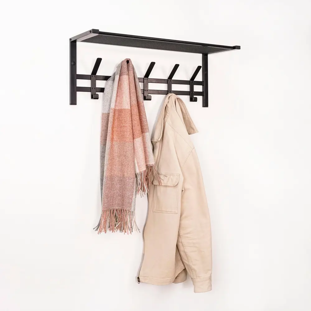 Santreyd Вешалка настенная Торонто с полкой и 10 крючками 89384229 STLM-1527683 - Вид №2