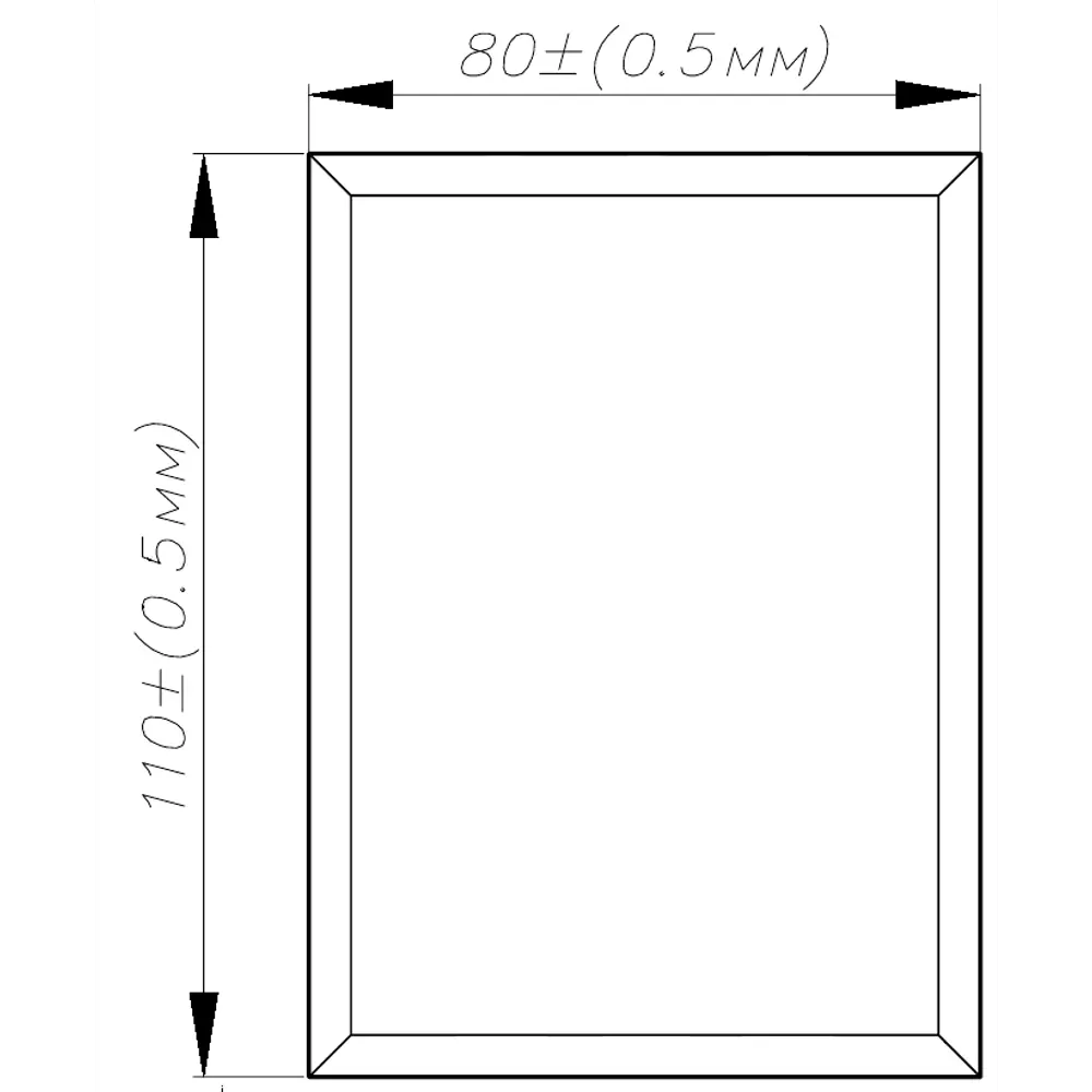 Наличник 110x80 мм цвет айсберг 89349504 STLM-2036600 Santreyd  - Вид №2