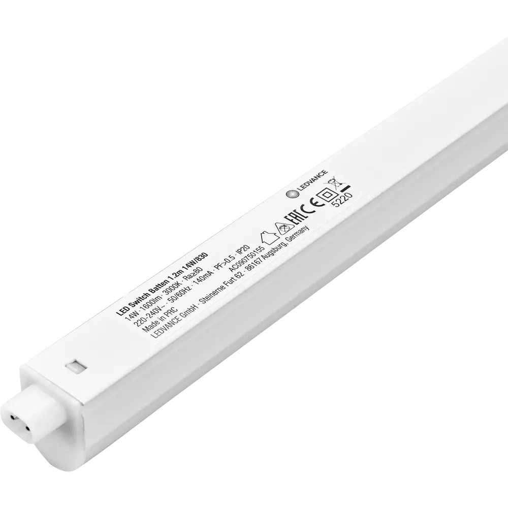 Светильник линейный светодиодный Ledvance LED Switch Batten 1173 мм 14 Вт, теплый белый свет 82321392 STLM-2204886  - Вид №2