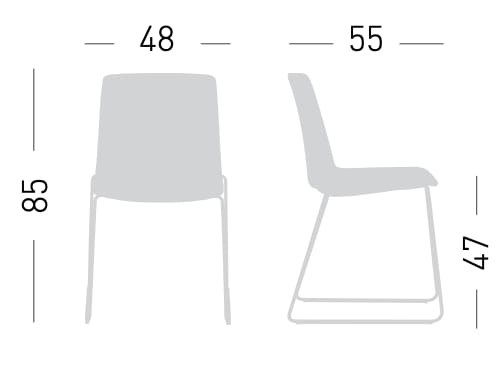 Мягкий стул для саней GABER Jubel ARCH-00021129 - Вид №2