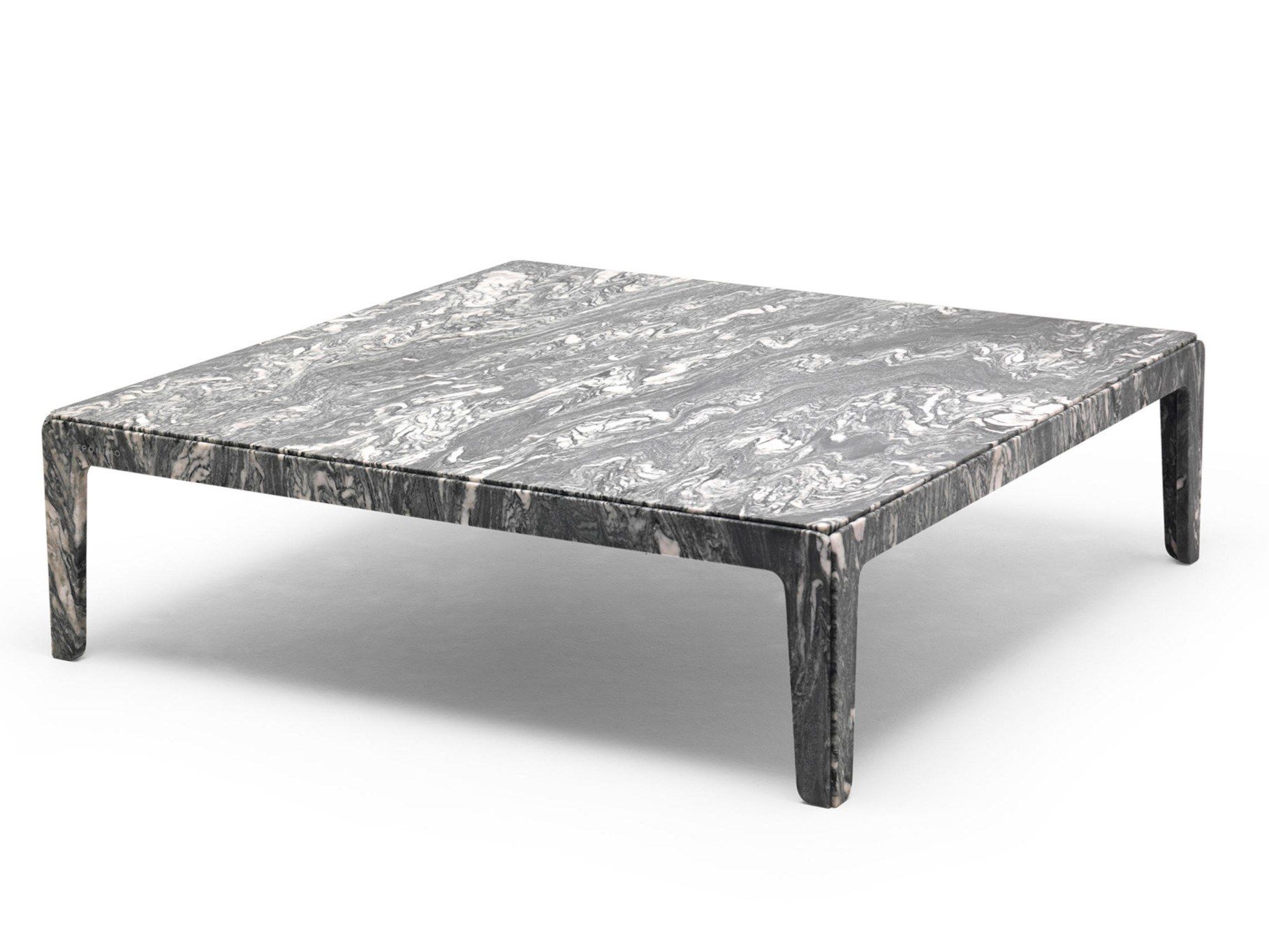 Мраморный квадратный низкий журнальный столик EPÒNIMO Rock ARCH-00088673 - Вид №9