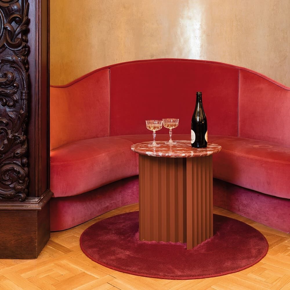 Круглый стальной журнальный столик RS Barcelona Plec ARCH-00148737 - Вид №7