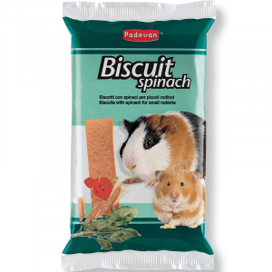 Т00008095 Корм для грызунов Biscuit Spinach бисквиты шпинат 30г Padovan
