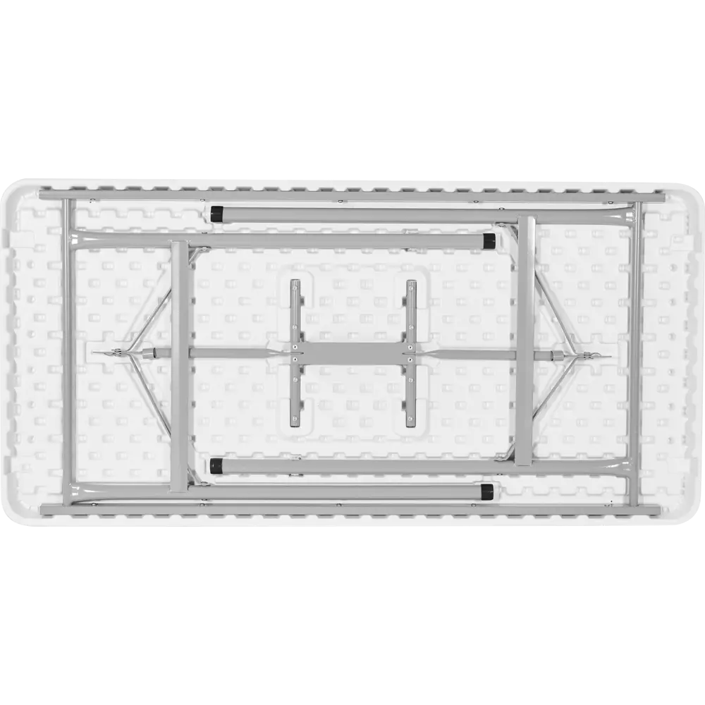 Стол садовый Сатурн СТС120 складной 61x74x122 см пластик белый METMEBEL STLM-2118253 - Вид №4