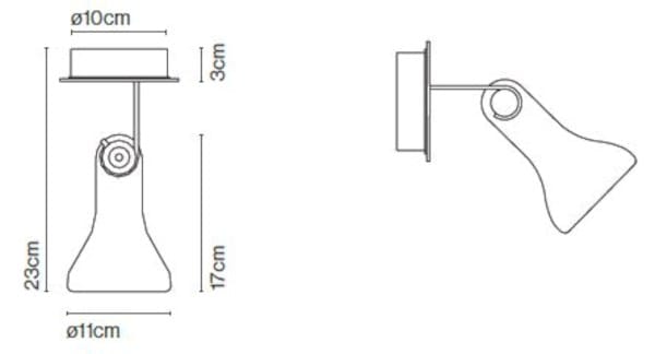 Потолочный поликарбонатный прожектор Marset ARCH-00110993 - Вид №2