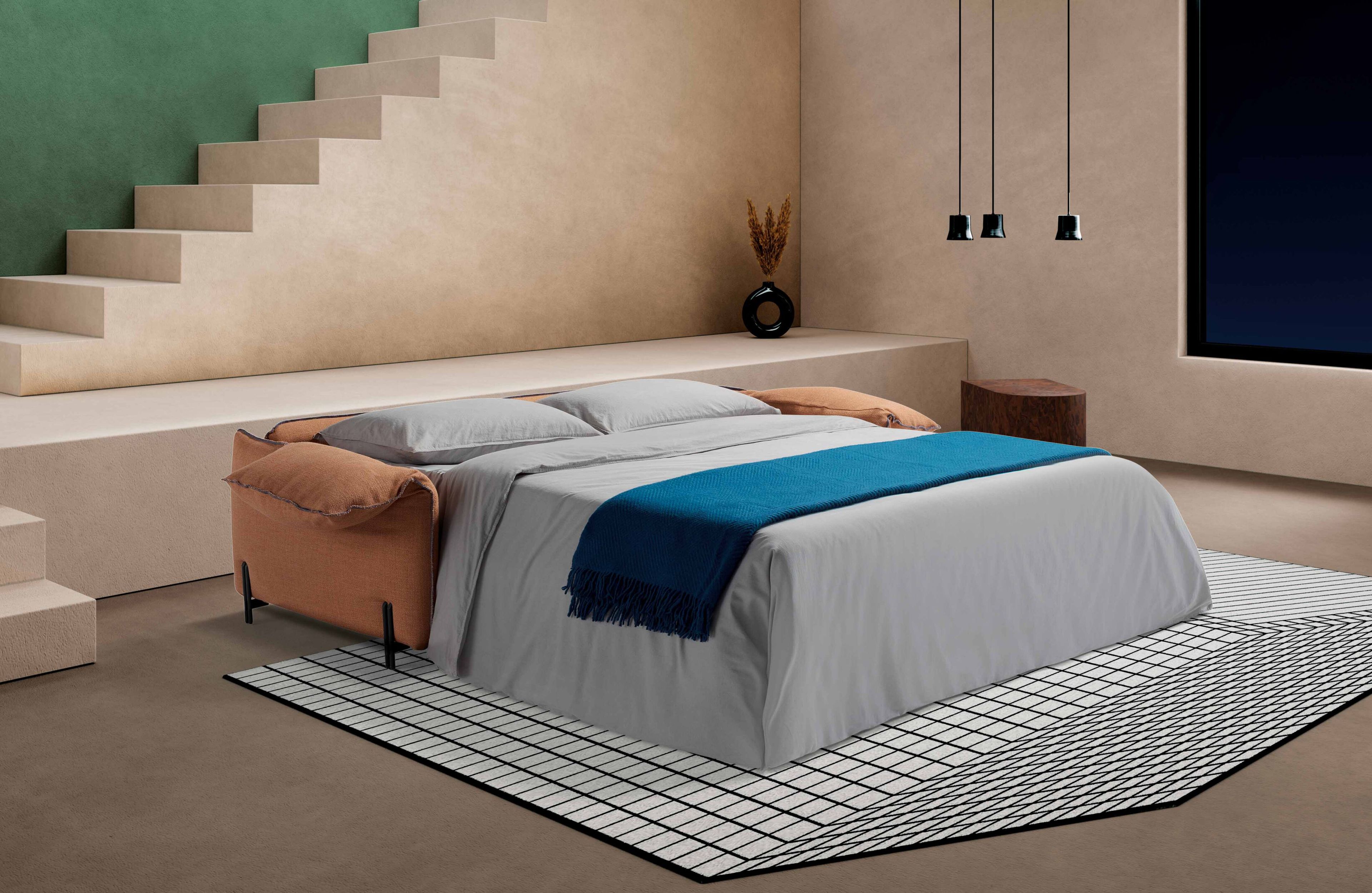 Двуспальный диван-кровать из ткани Dienne Salotti Views II ARCH-00133098 - Вид №5