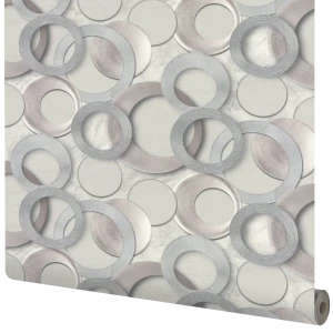Обои флизелиновые Wall Decor Турин бежевые 1.06 м 75156-45
