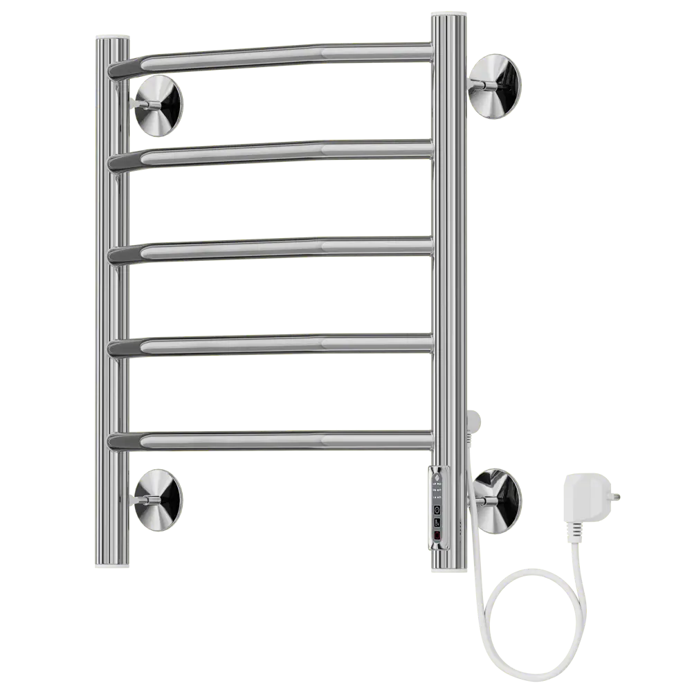 Полотенцесушитель электрический Вармо Нептун П5 400x600 мм с диммером цвет хром STLM-2160622 - Вид №1