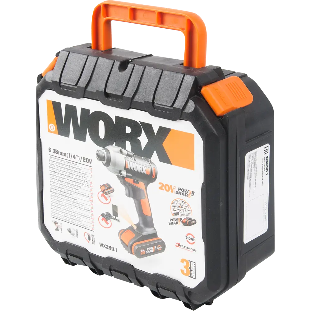 Винтовёрт аккумуляторный Worx WX290.1, 20 В Li-ion 2 Ач STLM-2048996 - Вид №6