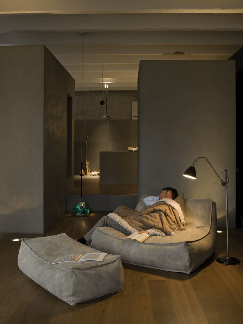 Прямоугольный пуф из ткани Verzelloni ARCH-00088542 - Вид №1