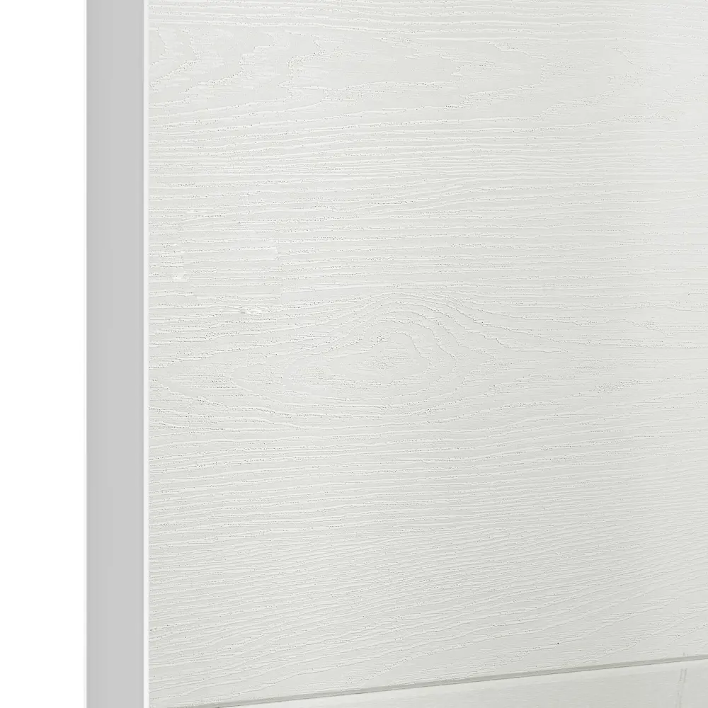 Дверь межкомнатная глухая Бостон 80x200 см ПВХ белый с замком и петлями ПРИНЦИП STLM-2008997 - Вид №3