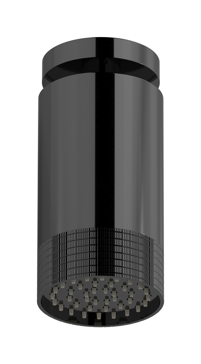 Верхний душ с Потолочный кронштейн WE ARE IB rx085oo_2 Black Chrome Spot