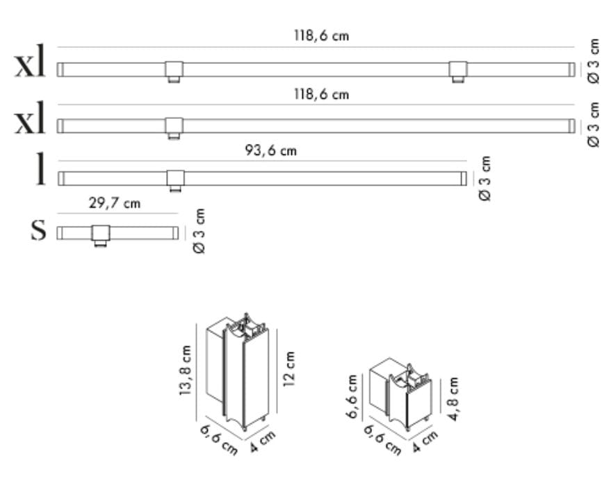 Светодиодный настенный светильник из боросиликатного стекла AXOLIGHT Paralela ARCH-00136042 - Вид №10