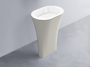 AMLA65-BL+AMPILO-BL+AMCOLO-TL Раковина Amedeo Ovale отдельностоящая cielo Enjoy + Amedeo
